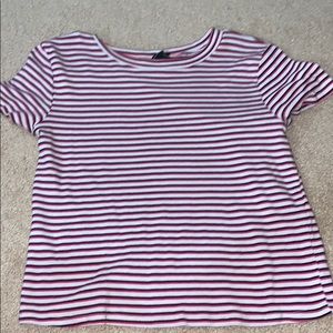 Shirt pink white and black